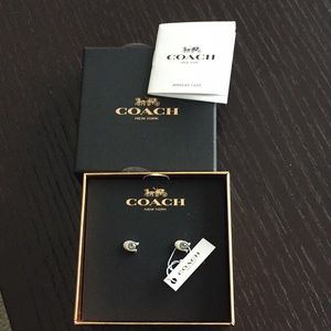 Coach earrings NWT with original box